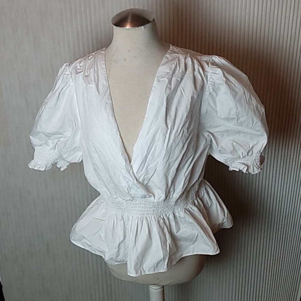 Buffalo David Bitton Cross Front Blouse